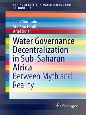cover image of Water Governance Decentralization in Sub-Saharan Africa